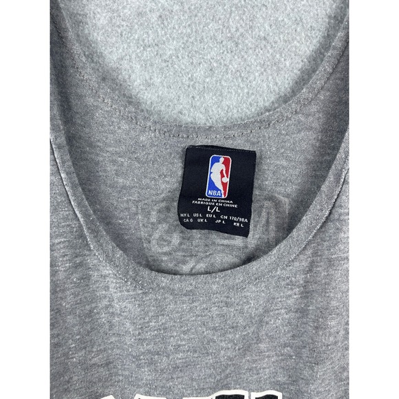 Brooklyn Nets Tank Top Women's L Gray Double Sided‎ Crew Neck NBA Basketball - Picture 5 of 9